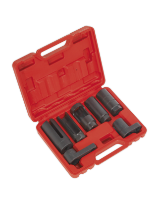 Oxygen Sensor Socket Set 7pc 3/8" & 1/2"Sq Drive