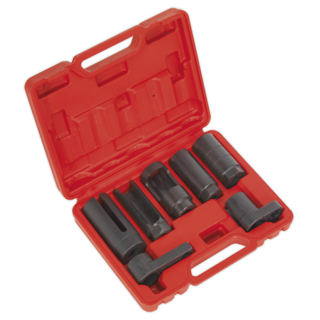 Oxygen Sensor Socket Set 7pc 3/8" & 1/2"Sq Drive