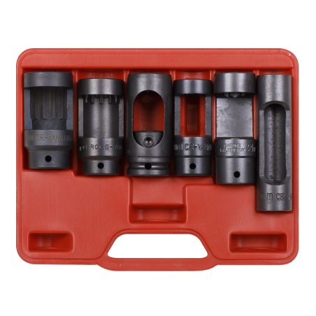 Diesel Injector Window Socket Set 6pc 1/2"Sq Drive