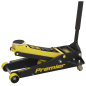 Premier Low Profile Trolley Jack with Rocket Lift 3 Tonne - Yellow