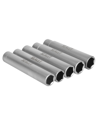 Extra-Deep Socket Set 15, 16, 17, 18 & 19mm 5pc 3/8"Sq Drive