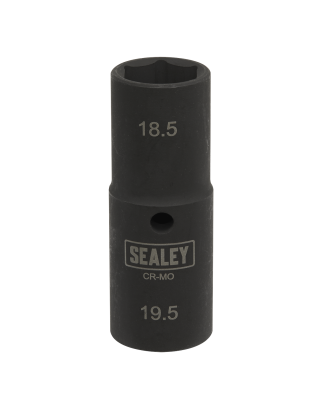 Impact Socket 1/2"Sq Drive Double Ended 18.5-19.5mm