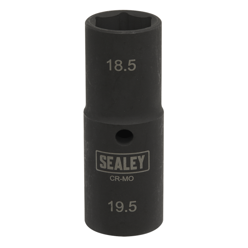 Impact Socket 1/2"Sq Drive Double Ended 18.5-19.5mm