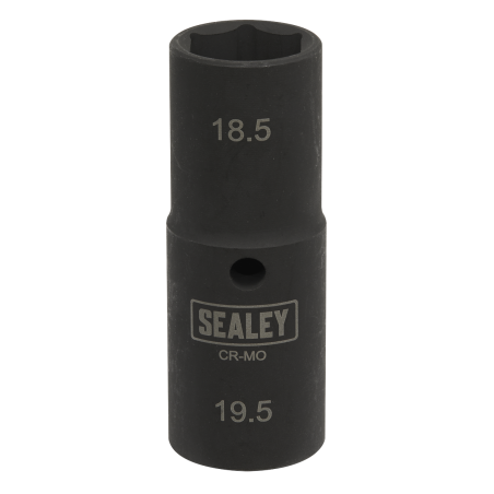 Impact Socket 1/2"Sq Drive Double Ended 18.5-19.5mm