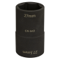 Double Ended Impact Socket 63mm 1/2"Sq Drive 27/27.5mm