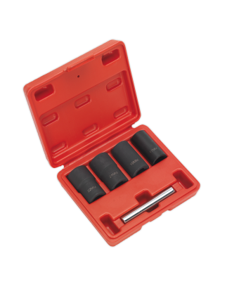 Locking Wheel Nut Removal Set 5pc 1/2"Sq Drive