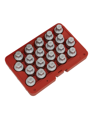 Locking Wheel Nut Key Set 20pc - Vauxhall-B