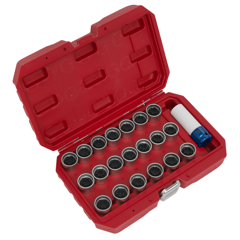 Locking Wheel Nut Key Set 21pc - Audi