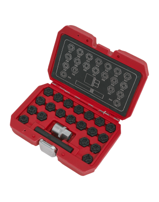 Locking Wheel Nut Key Set 22pc - VAG