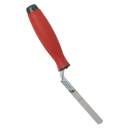 Stainless Steel Edging Trowel - Rubber Handle - 12mm