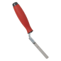 Stainless Steel Edging Trowel - Rubber Handle - 12mm