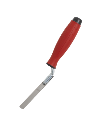 Stainless Steel Edging Trowel - Rubber Handle - 12mm