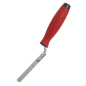 Stainless Steel Edging Trowel - Rubber Handle - 12mm