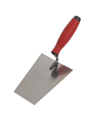 Stainless Steel Masonry Trowel - Rubber Handle - 160mm