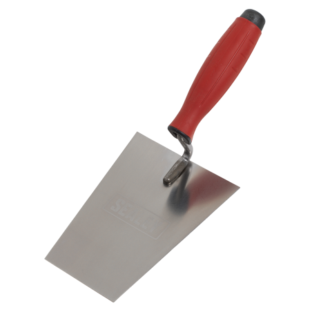 Stainless Steel Masonry Trowel - Rubber Handle - 160mm