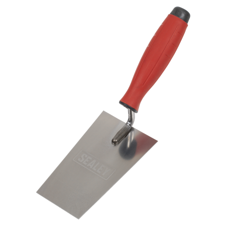 Stainless Steel Filler Trowel  - Rubber Handle - 140mm