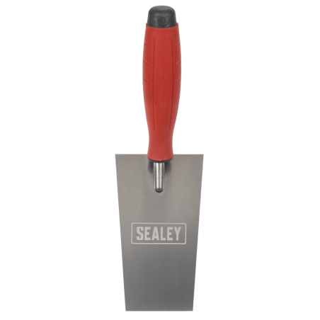 Stainless Steel Filler Trowel  - Rubber Handle - 140mm