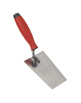 Stainless Steel Filler Trowel  - Rubber Handle - 140mm