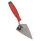 Stainless Steel Sharp Pointing Trowel - Rubber Handle - 140mm