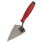 Stainless Steel Sharp Pointing Trowel - Rubber Handle - 140mm