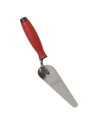 Stainless Steel Narrow Gauging Trowel - Rubber Handle - 160mm