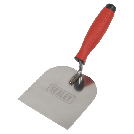 Stainless Steel Margin Trowel - Rubber Handle - 120mm