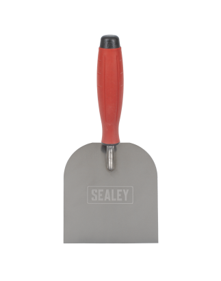 Stainless Steel Margin Trowel - Rubber Handle - 120mm