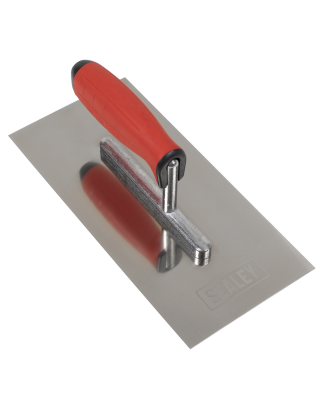 Stainless Steel 270mm Plastering Trowel - Rubber Handle