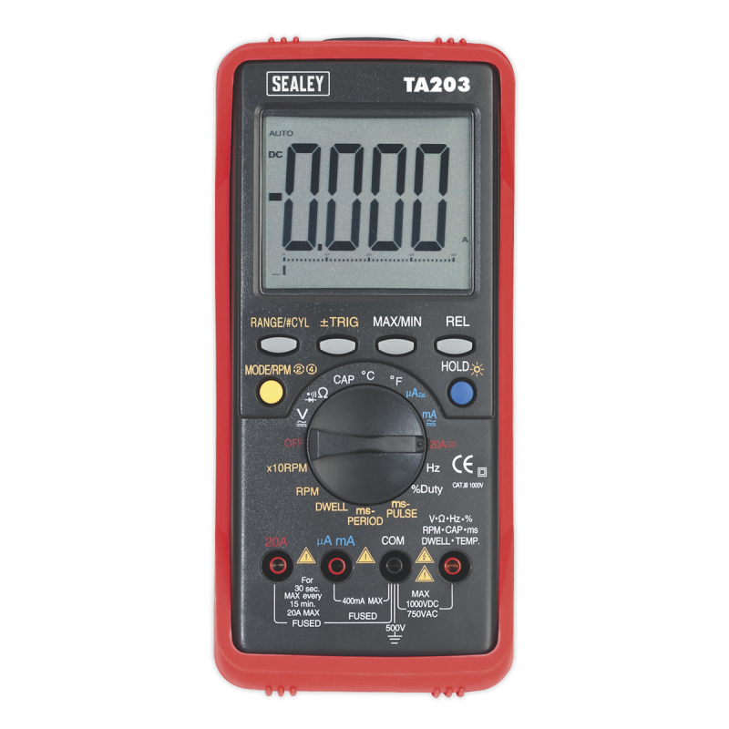 Digital Automotive Multimeter 15-Function Bar Graph/PC Link