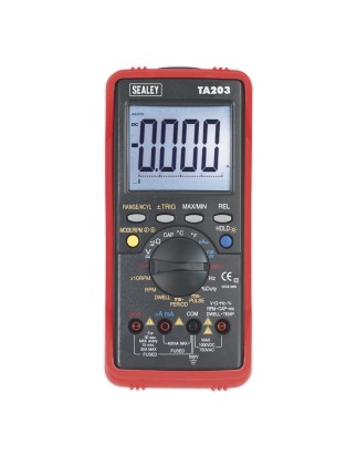 Digital Automotive Multimeter 15-Function Bar Graph/PC Link