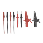 Automotive Test Lead & Crocodile Clip Set 6pc