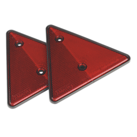 Rear Reflective Red Triangle - Pack of 2