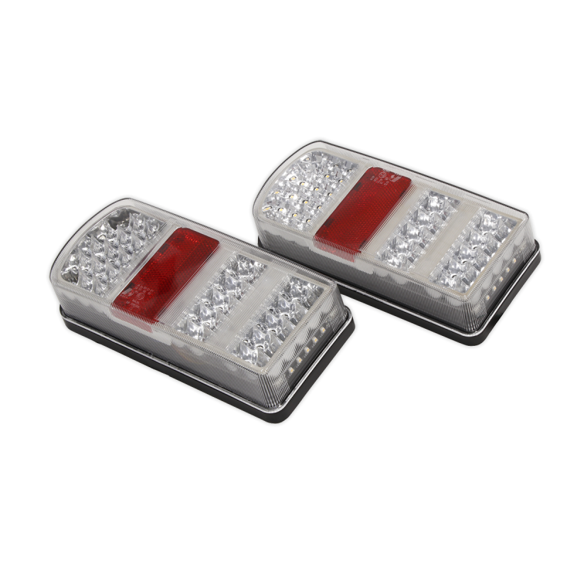 Rear Rectangle Lamp Cluster (Pair) SMD LED 12V