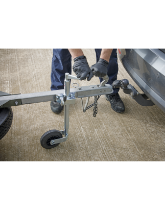 Roue Jockey et pince, roue solide de 35 à 150 mm