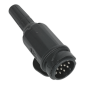 Towing Plug 13-Pin Euro Plastic 12V