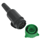 Towing Plug 13-Pin Euro Plastic 12V