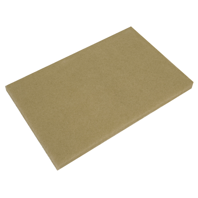 Tan Buffer Pads 12 x 18 x 1" - Pack of 5