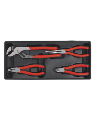 Tool Tray with Pliers Set 4pc