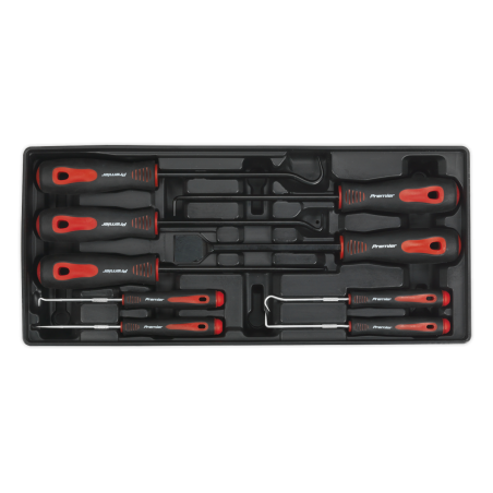 Tool Tray with Scraper & Hook Set 9pc