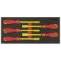 Jeu de 5 tournevis à écrous isolés avec plateau à outils - Approuvé VDE