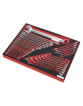 Tool Tray with Spanner Set 35pc