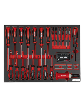 Tool Tray with Screwdriver Set 72pc