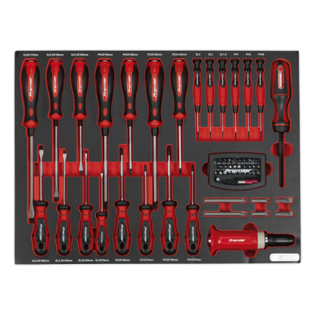 Tool Tray with Screwdriver Set 72pc