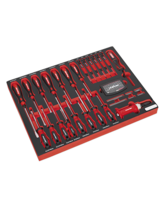 Tool Tray with Screwdriver Set 72pc