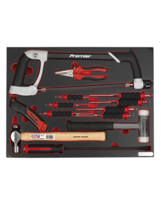 Tool Tray with Hacksaw, Hammers & Punches 13pc