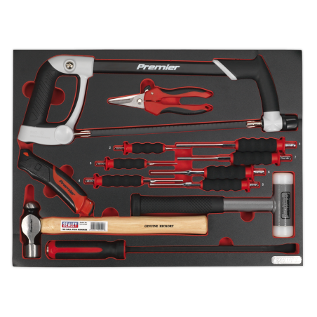 Tool Tray with Hacksaw, Hammers & Punches 13pc