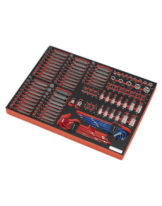 Tool Tray with Specialised Bits & Sockets 177pc