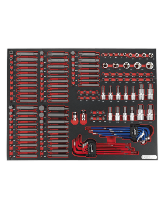 Tool Tray with Specialised Bits & Sockets 177pc