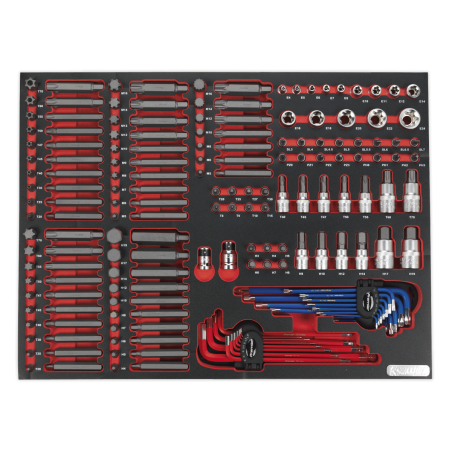 Tool Tray with Specialised Bits & Sockets 177pc