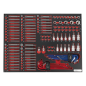 Tool Tray with Specialised Bits & Sockets 177pc